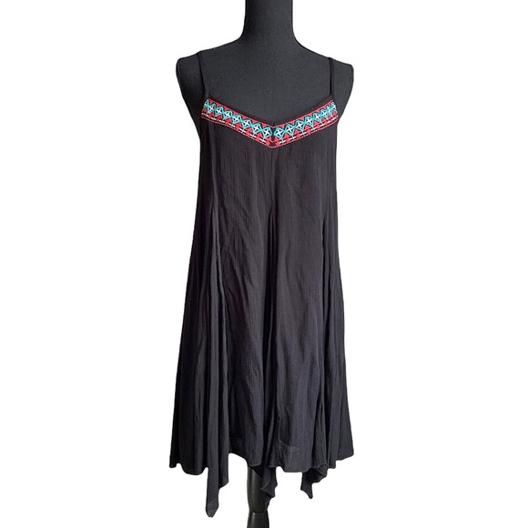 Lily Rose Black Spaghetti Strap Dress Size Medium - Picture 1 of 17